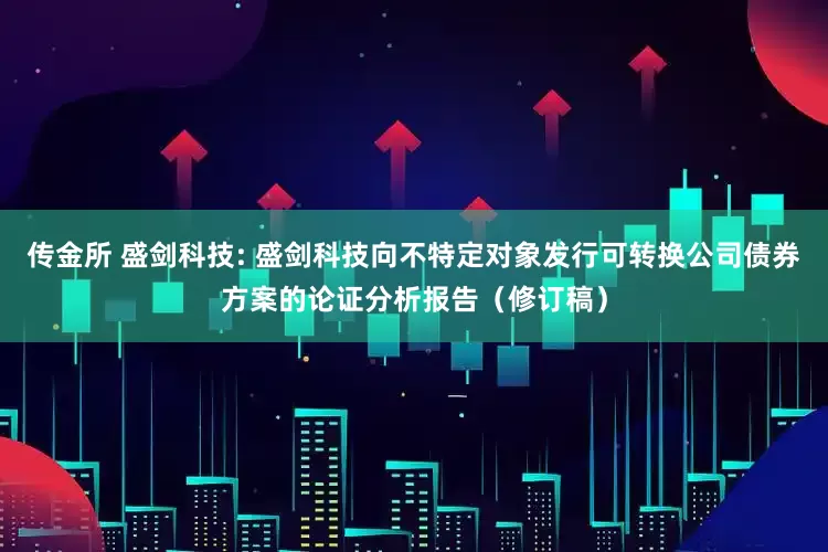 传金所 盛剑科技: 盛剑科技向不特定对象发行可转换公司债券方案的论证分析报告（修订稿）