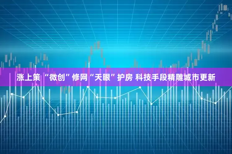 涨上策 “微创”修网“天眼”护房 科技手段精雕城市更新